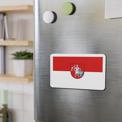 Flag of Bamberg 2 Germany - Die-Cut Magnet-The Sticker Space