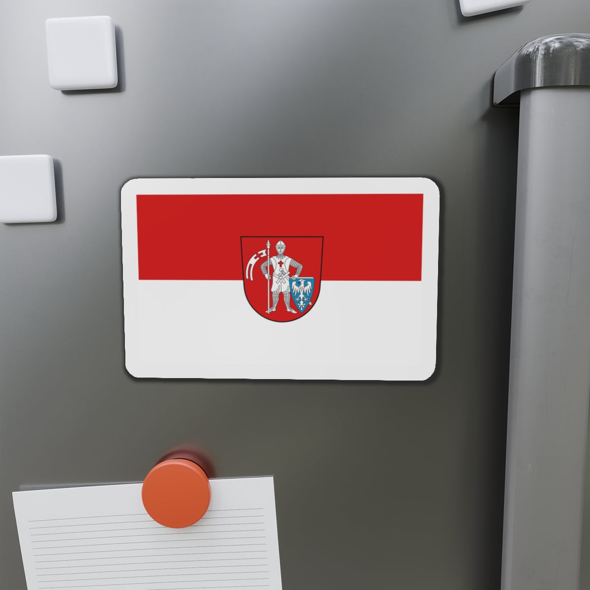 Flag of Bamberg 2 Germany - Die-Cut Magnet-The Sticker Space