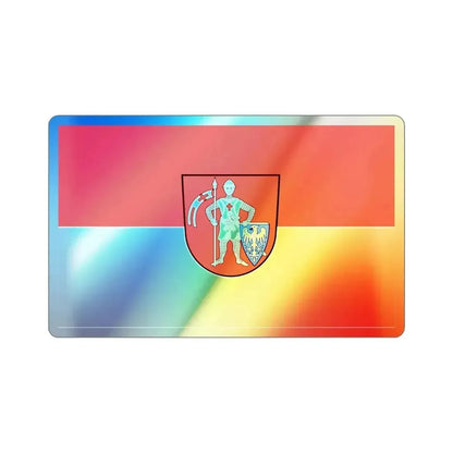 Flag of Bamberg 2 Germany Holographic STICKER Die-Cut Vinyl Decal - The Sticker Space