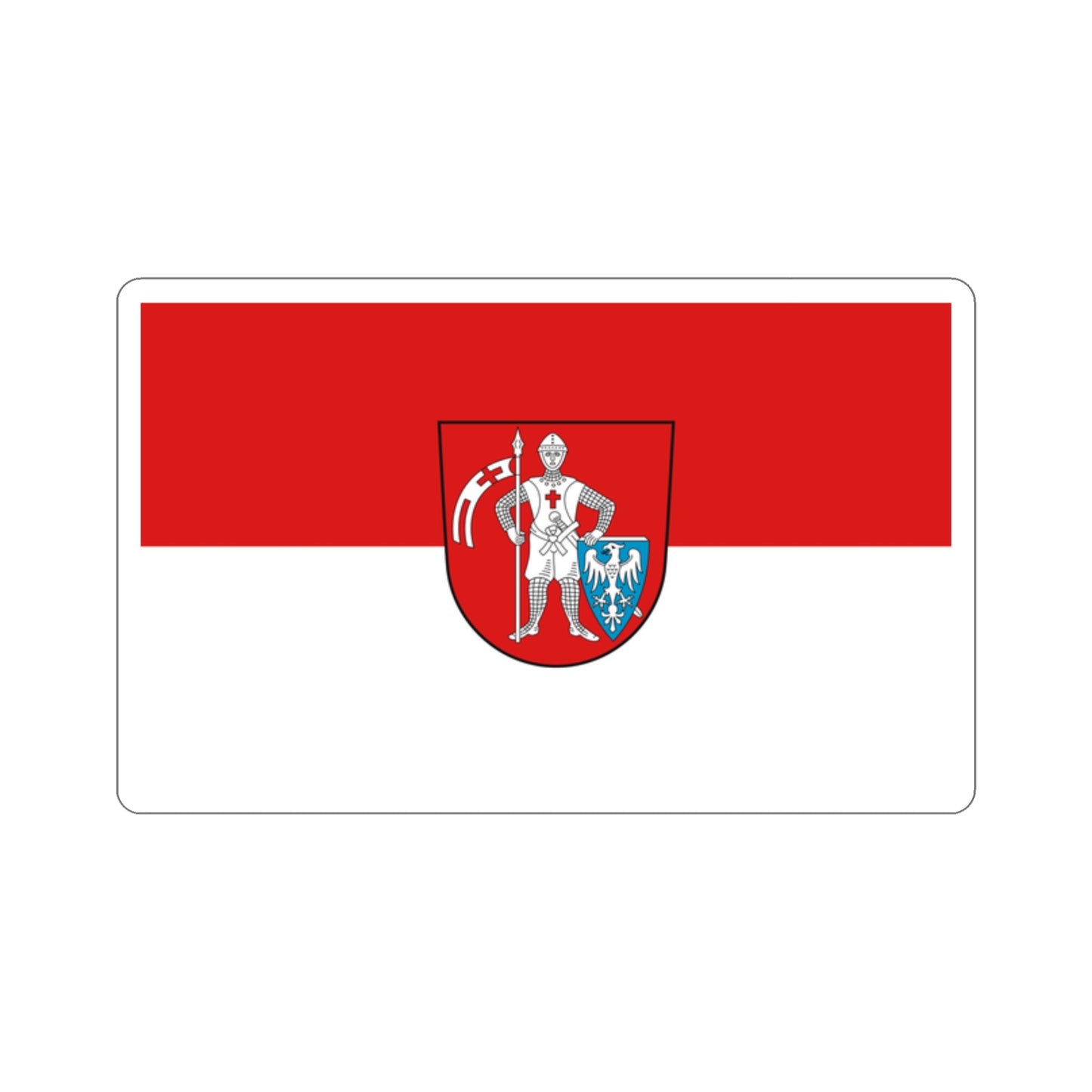 Flag of Bamberg 2 Germany STICKER Vinyl Die-Cut Decal-2 Inch-The Sticker Space