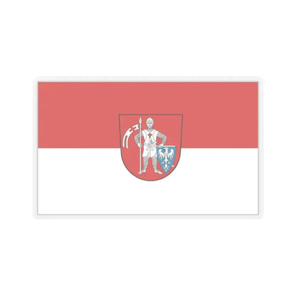 Flag of Bamberg 2 Germany - STICKER Vinyl Kiss-Cut Decal 4 Inch Transparent - The Sticker Space