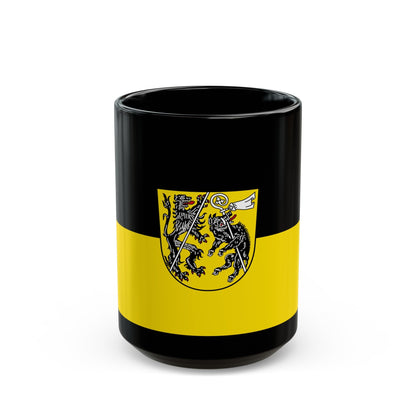 Flag of Bamberg Germany - Black Coffee Mug-15oz-The Sticker Space