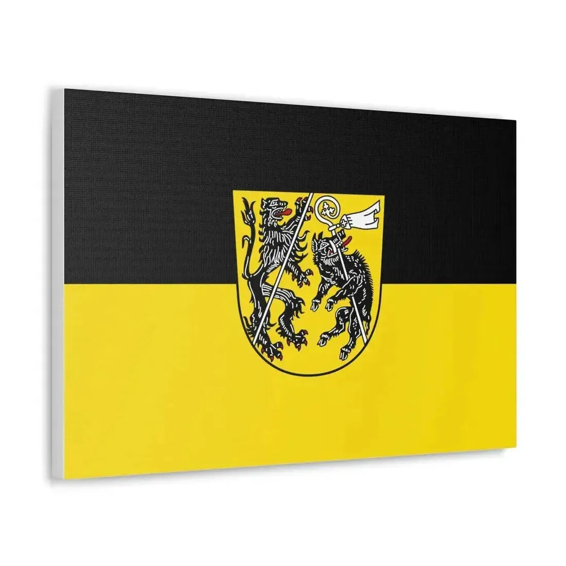 Flag of Bamberg Germany - Canvas Wall Art - The Sticker Space