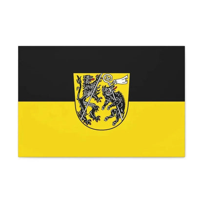 Flag of Bamberg Germany - Canvas Wall Art - The Sticker Space