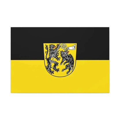 Flag of Bamberg Germany - Canvas Wall Art - The Sticker Space