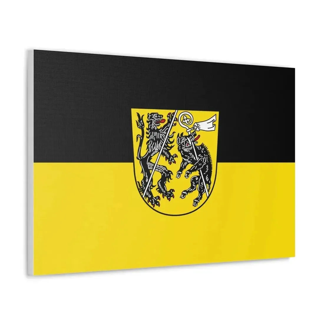 Flag of Bamberg Germany - Canvas Wall Art - The Sticker Space