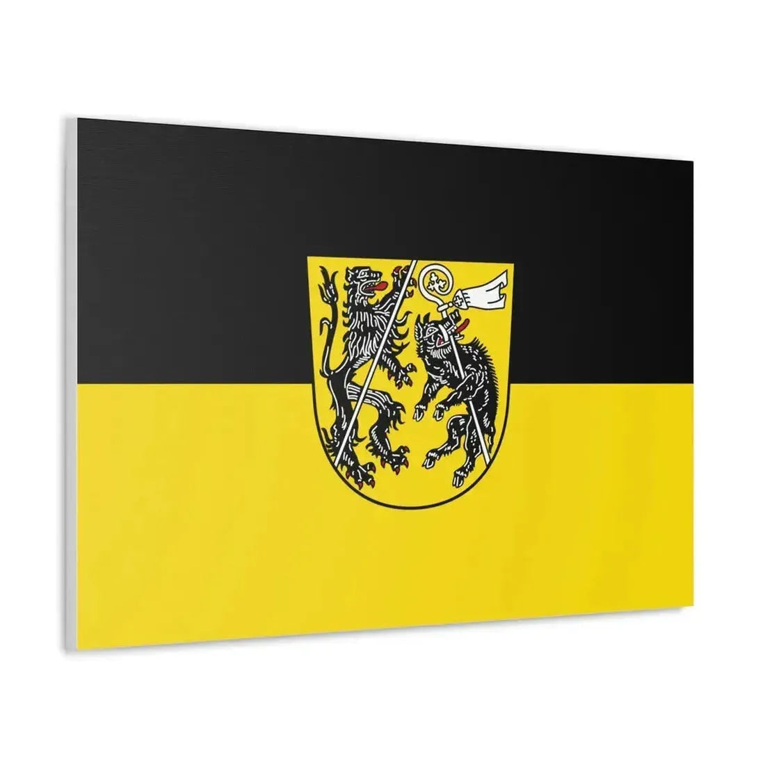 Flag of Bamberg Germany - Canvas Wall Art - The Sticker Space