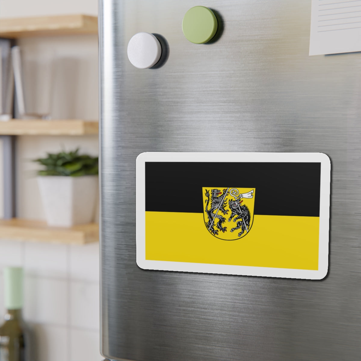 Flag of Bamberg Germany - Die-Cut Magnet-The Sticker Space