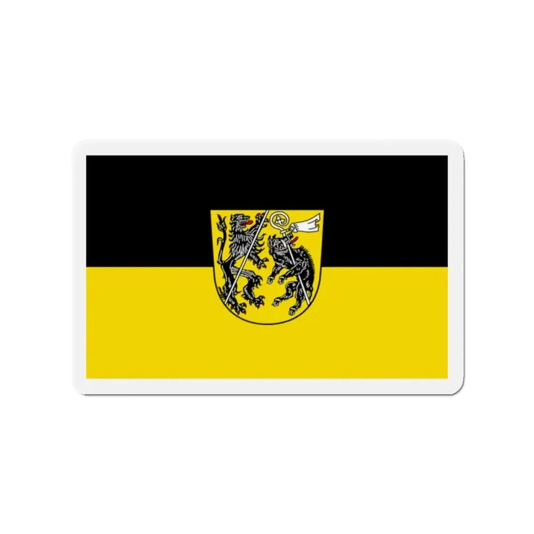 Flag of Bamberg Germany - Refrigerator Magnet - The Sticker Space