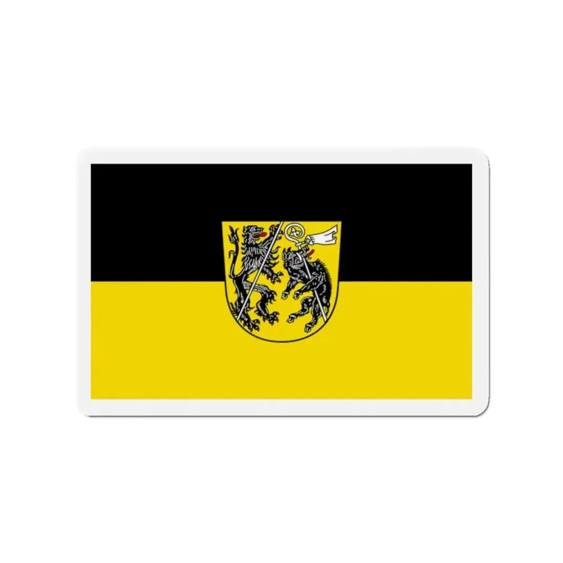 Flag of Bamberg Germany - Refrigerator Magnet - The Sticker Space