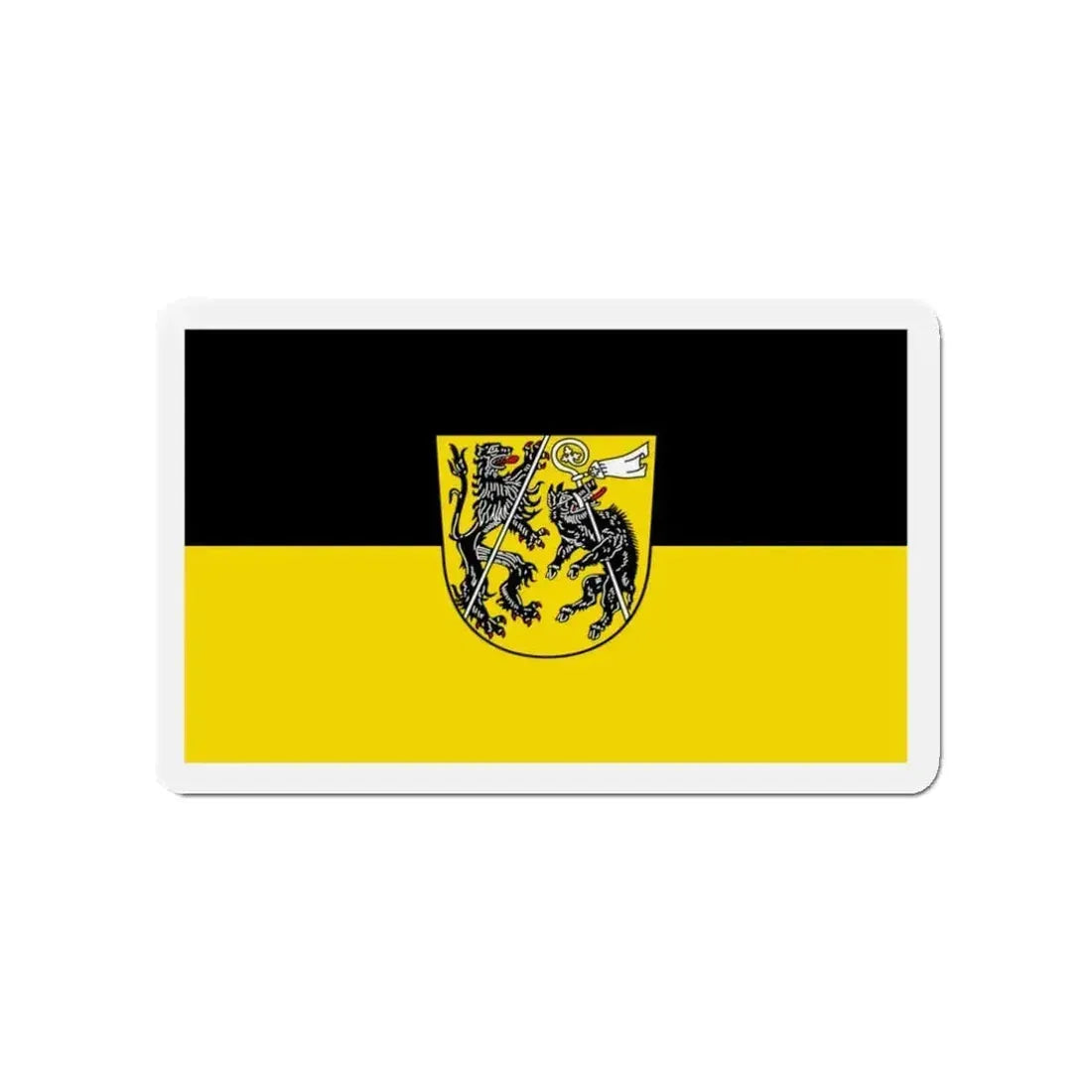 Flag of Bamberg Germany - Refrigerator Magnet - The Sticker Space