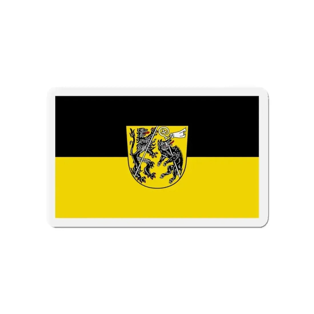 Flag of Bamberg Germany - Refrigerator Magnet - The Sticker Space