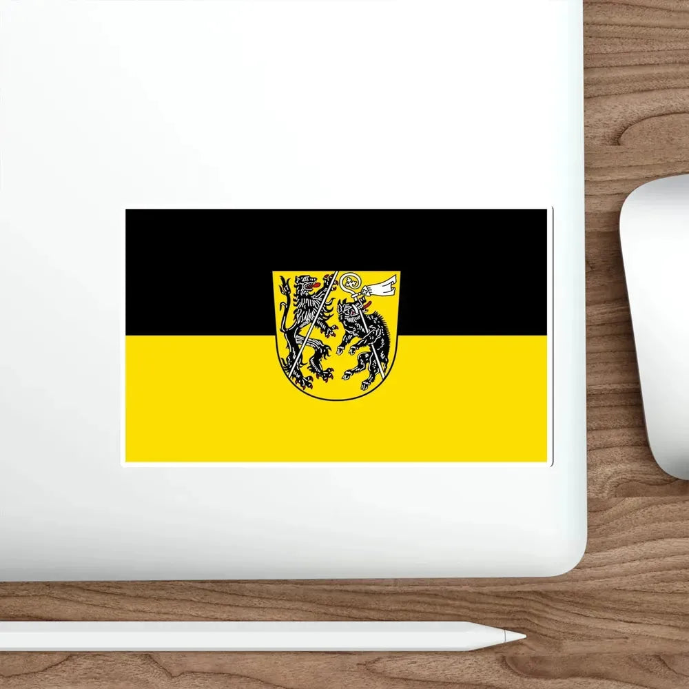 Flag of Bamberg Germany STICKER Vinyl Die-Cut Decal - The Sticker Space
