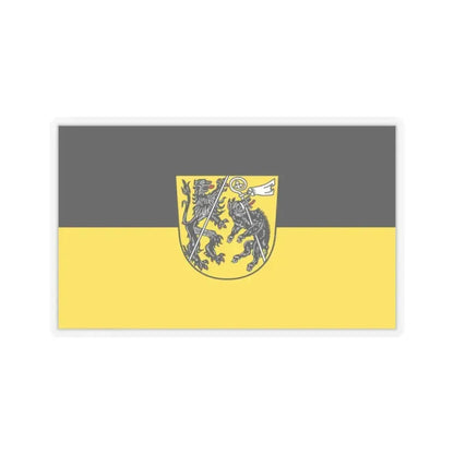 Flag of Bamberg Germany - STICKER Vinyl Kiss-Cut Decal 2 Inch Transparent - The Sticker Space