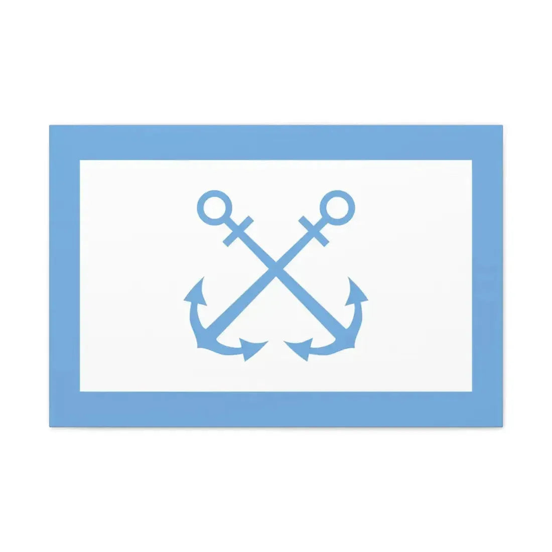 Flag of Bandera de Prefectura Naval Argentina - Canvas Wall Art 30" x 20" 1.25" - The Sticker Space