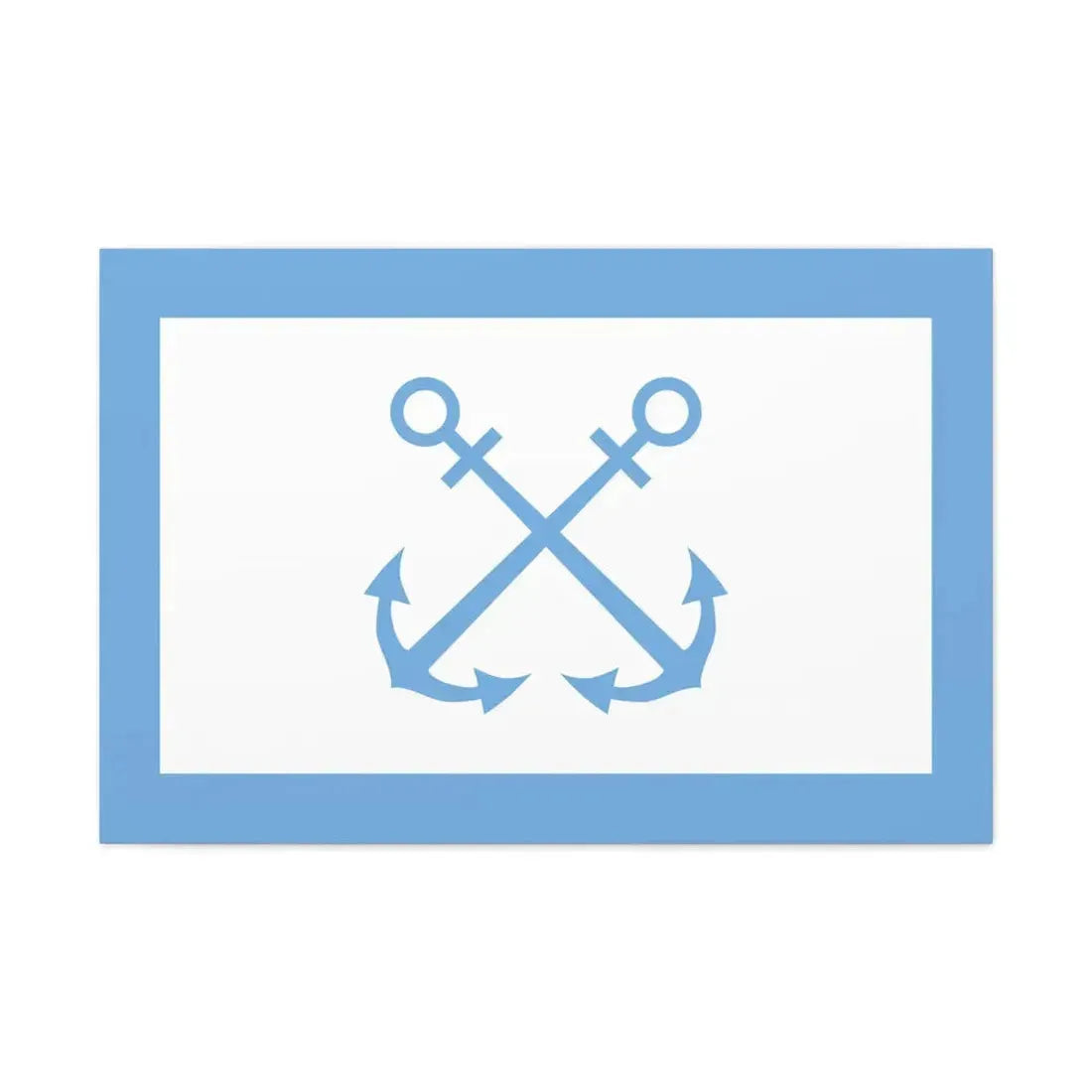 Flag of Bandera de Prefectura Naval Argentina - Canvas Wall Art 36" x 24" 1.25" - The Sticker Space