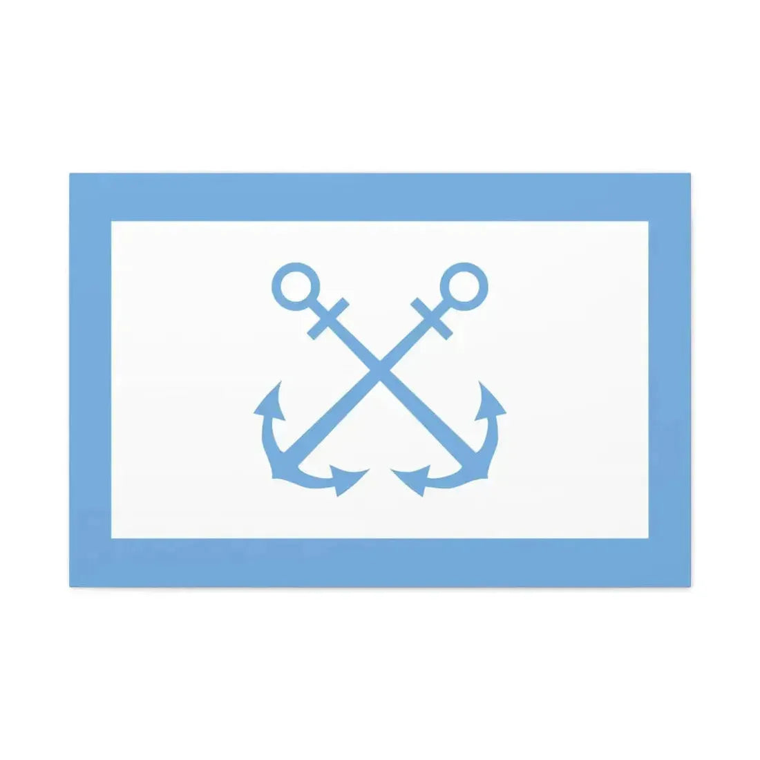 Flag of Bandera de Prefectura Naval Argentina - Canvas Wall Art - The Sticker Space