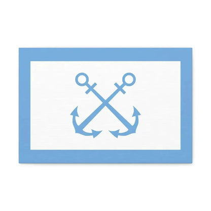 Flag of Bandera de Prefectura Naval Argentina - Canvas Wall Art - The Sticker Space