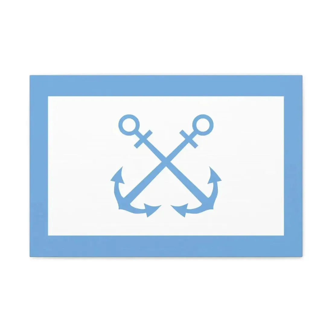 Flag of Bandera de Prefectura Naval Argentina - Canvas Wall Art - The Sticker Space