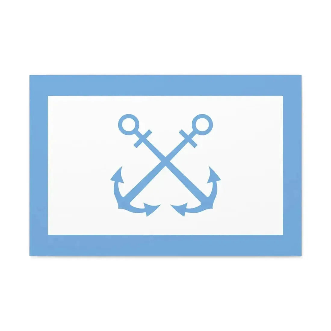 Flag of Bandera de Prefectura Naval Argentina - Canvas Wall Art - The Sticker Space