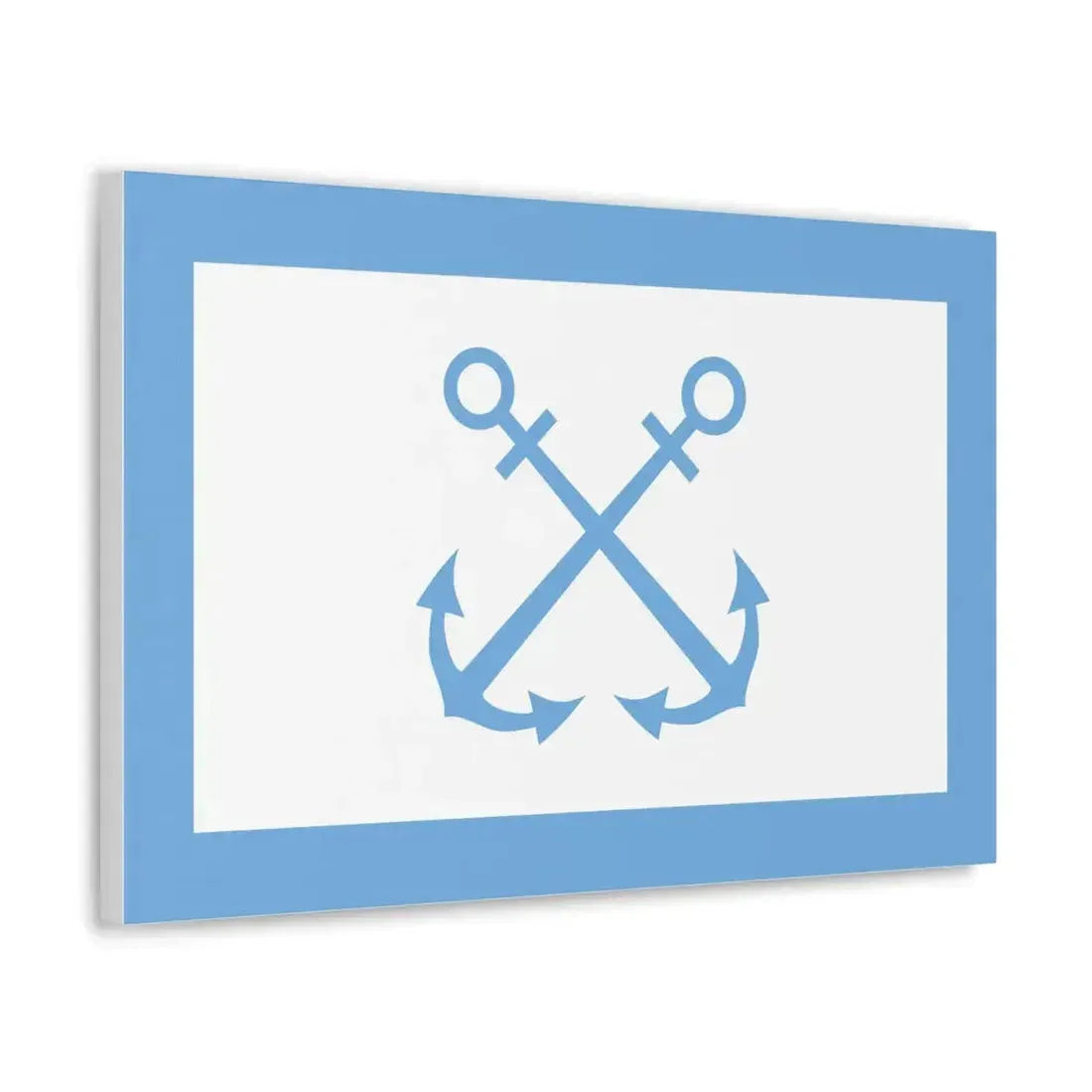 Flag of Bandera de Prefectura Naval Argentina - Canvas Wall Art - The Sticker Space