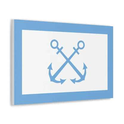 Flag of Bandera de Prefectura Naval Argentina - Canvas Wall Art - The Sticker Space
