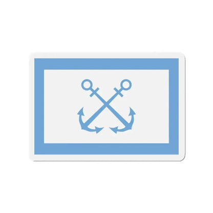 Flag of Bandera de Prefectura Naval Argentina - Refrigerator Magnet 2 Inch - The Sticker Space