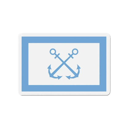 Flag of Bandera de Prefectura Naval Argentina - Refrigerator Magnet 3 Inch - The Sticker Space