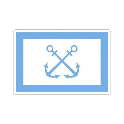 Flag of Bandera de Prefectura Naval Argentina STICKER Vinyl Die-Cut Decal 2 Inch - The Sticker Space