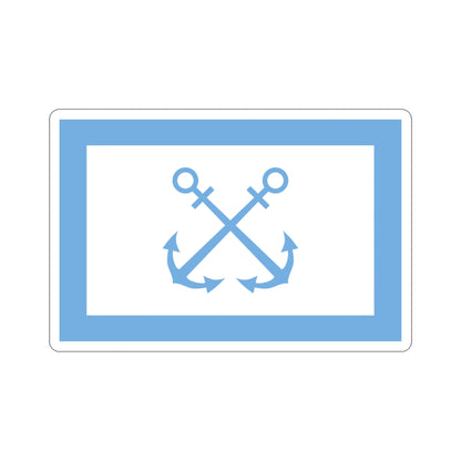 Flag of Bandera de Prefectura Naval Argentina STICKER Vinyl Die-Cut Decal-3 Inch-The Sticker Space