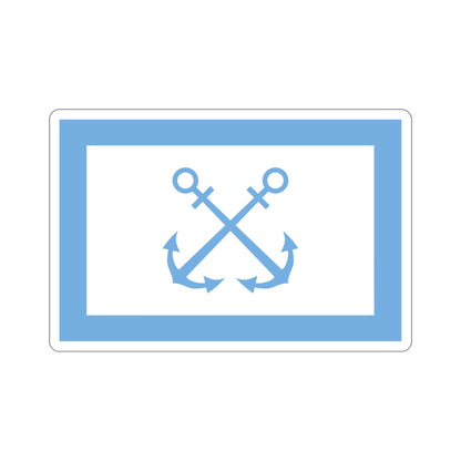 Flag of Bandera de Prefectura Naval Argentina STICKER Vinyl Die-Cut Decal-4 Inch-The Sticker Space