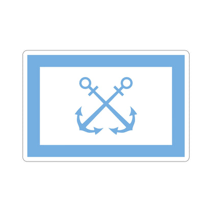 Flag of Bandera de Prefectura Naval Argentina STICKER Vinyl Die-Cut Decal-5 Inch-The Sticker Space