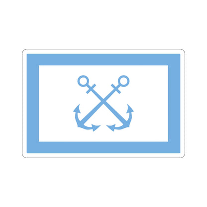 Flag of Bandera de Prefectura Naval Argentina STICKER Vinyl Die-Cut Decal-6 Inch-The Sticker Space