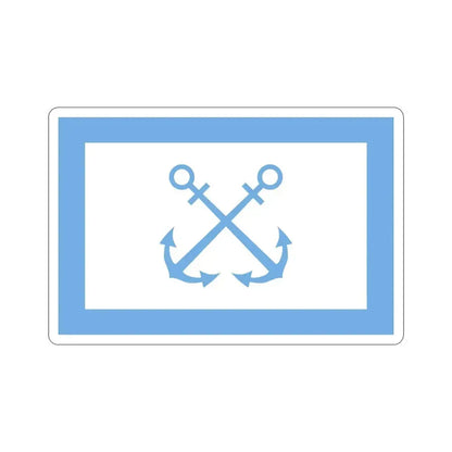 Flag of Bandera de Prefectura Naval Argentina STICKER Vinyl Die-Cut Decal 6 Inch - The Sticker Space