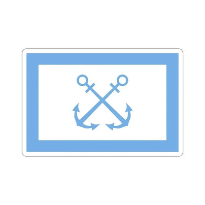Flag of Bandera de Prefectura Naval Argentina STICKER Vinyl Die-Cut Decal - The Sticker Space