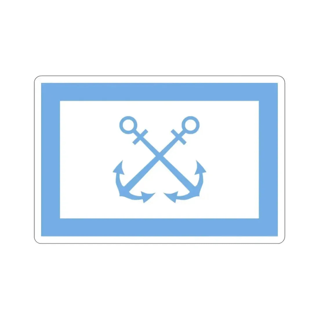 Flag of Bandera de Prefectura Naval Argentina STICKER Vinyl Die-Cut Decal - The Sticker Space