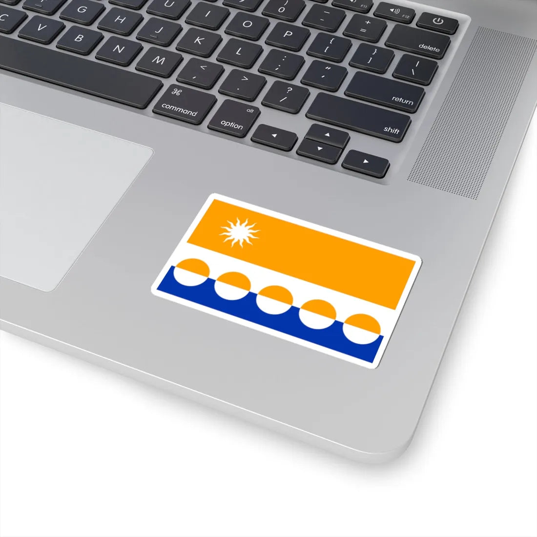 Flag of Banffshire (Scotland) STICKER Vinyl Kiss-Cut Decal - The Sticker Space