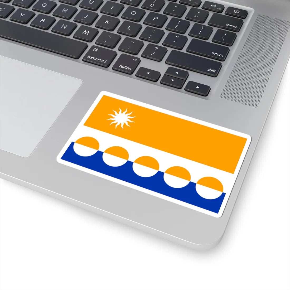 Flag of Banffshire (Scotland) STICKER Vinyl Kiss-Cut Decal - The Sticker Space