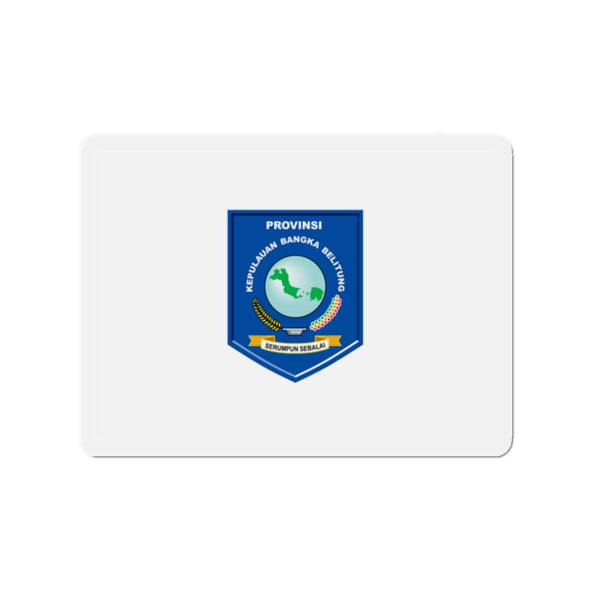 Flag of Bangka Belitung Indonesia - Die-Cut Magnet-2" x 2"-The Sticker Space