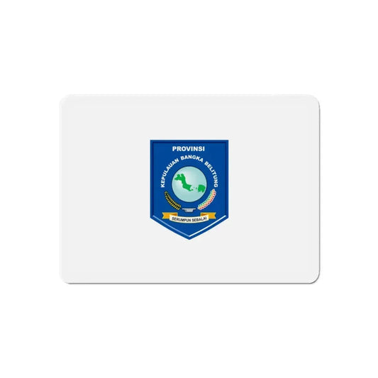 Flag of Bangka Belitung Indonesia - Refrigerator Magnet 6 Inch - The Sticker Space