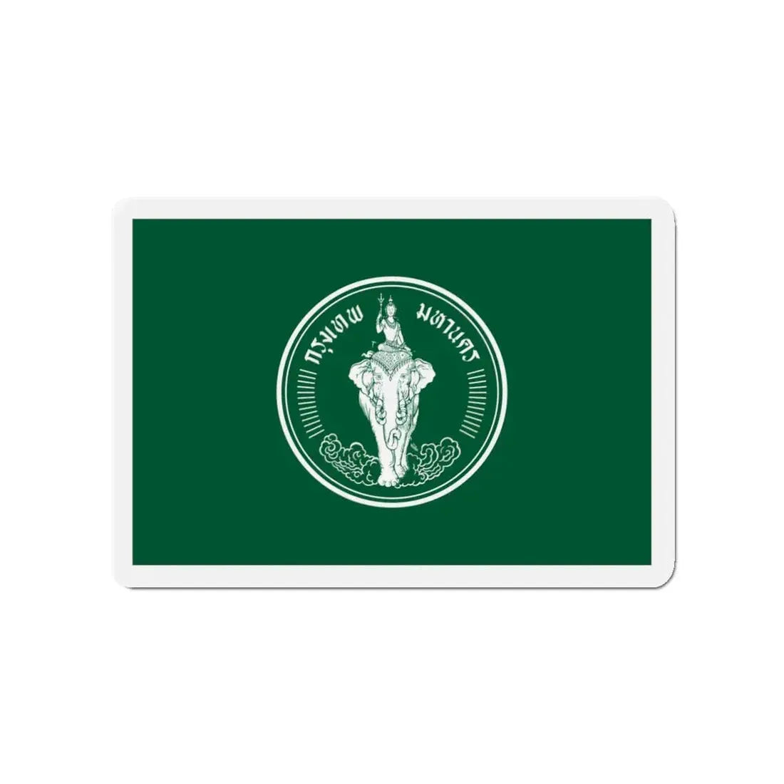 Flag of Bangkok Thailand - Refrigerator Magnet 3 Inch - The Sticker Space