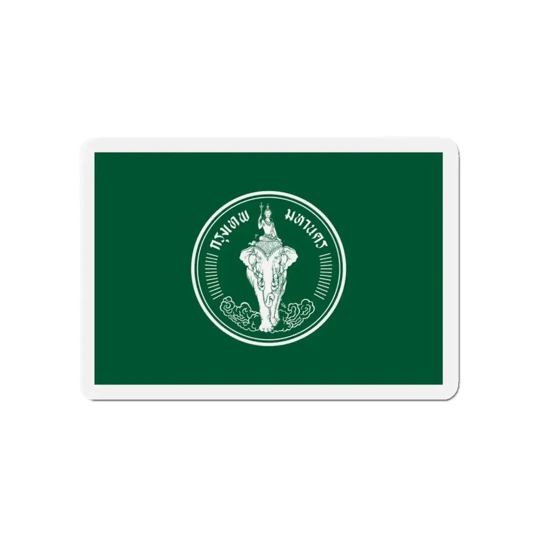 Flag of Bangkok Thailand - Refrigerator Magnet 4 Inch - The Sticker Space