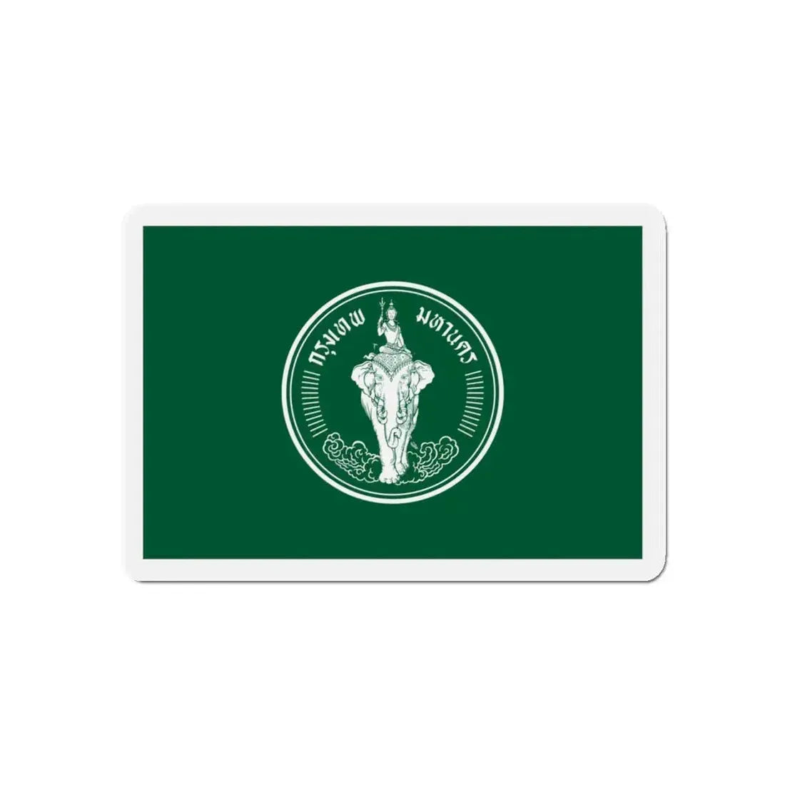 Flag of Bangkok Thailand - Refrigerator Magnet 5 Inch - The Sticker Space