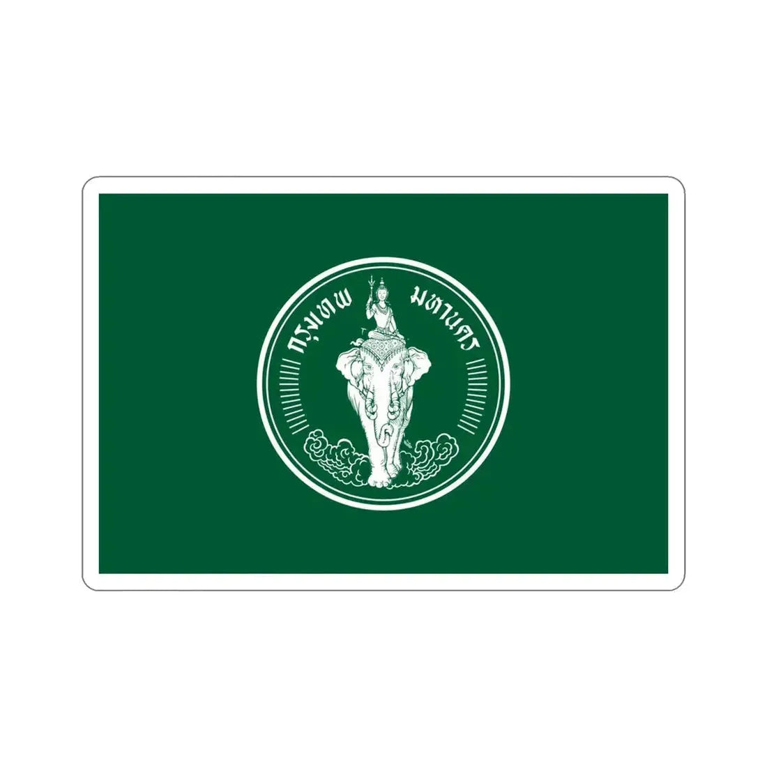Flag of Bangkok Thailand STICKER Vinyl Die-Cut Decal - The Sticker Space