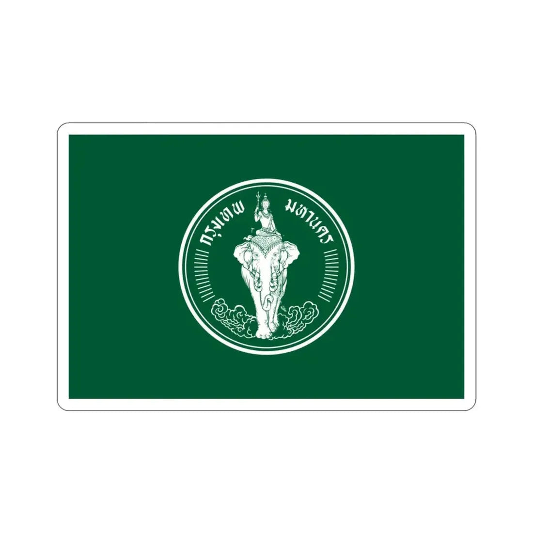Flag of Bangkok Thailand STICKER Vinyl Die-Cut Decal - The Sticker Space