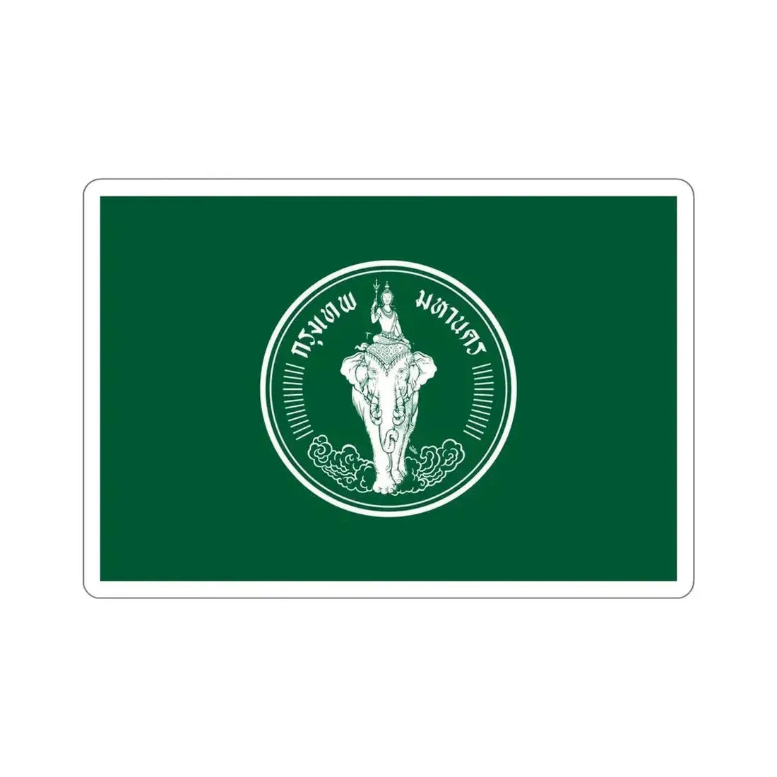 Flag of Bangkok Thailand STICKER Vinyl Die-Cut Decal - The Sticker Space