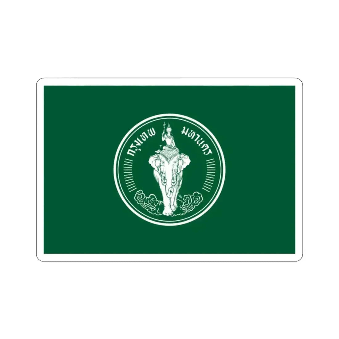 Flag of Bangkok Thailand STICKER Vinyl Die-Cut Decal - The Sticker Space