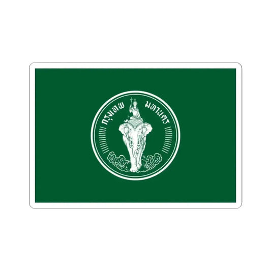 Flag of Bangkok Thailand - STICKER Vinyl Kiss-Cut Decal 2 Inch White - The Sticker Space