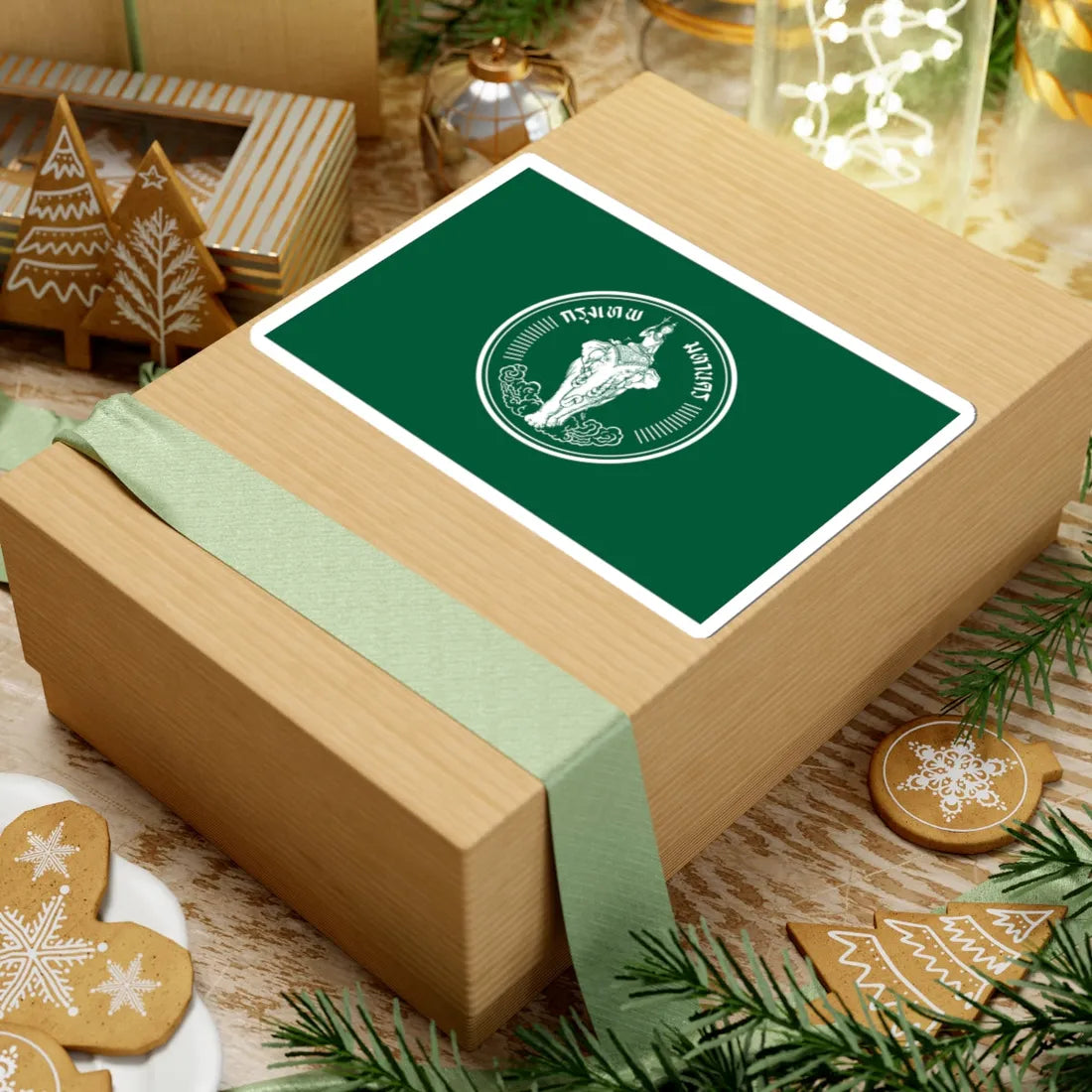 Flag of Bangkok (Thailand) STICKER Vinyl Kiss-Cut Decal - The Sticker Space