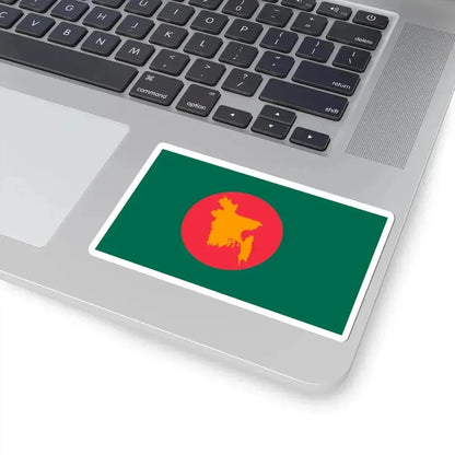 Flag of Bangladesh 1971 (Bangladesh) STICKER Vinyl Kiss-Cut Decal - The Sticker Space